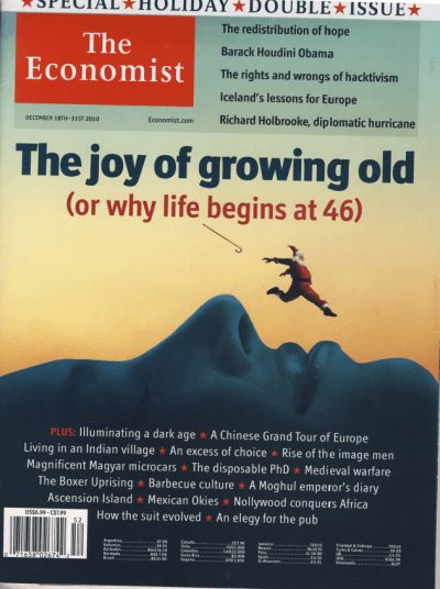 Economist The Joy of Growing Old Dec 2010