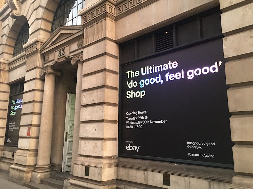 Review of A Pop-Up Experience – Ebay’s “Do Good, Feel Good” Shop