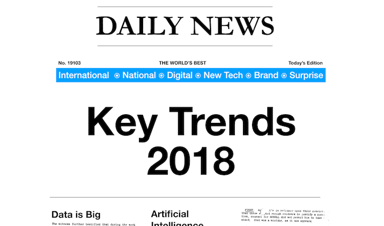 The Key Trends For 2018 – Brace Yourself