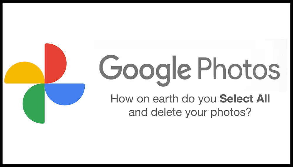 How to get rid of my photos in Google Photos (in bulk) without getting rid of my Google account?